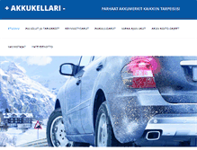 Tablet Screenshot of akkukellari.fi